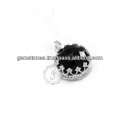 Onyx 925 Sterling Silver Necklace Handmade Silver Necklace in Wholesale